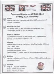 Studley VE Day celebrations